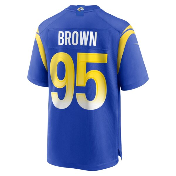 Men’s Los Angeles Rams Bobby Brown III Nike Royal Team Game Jersey