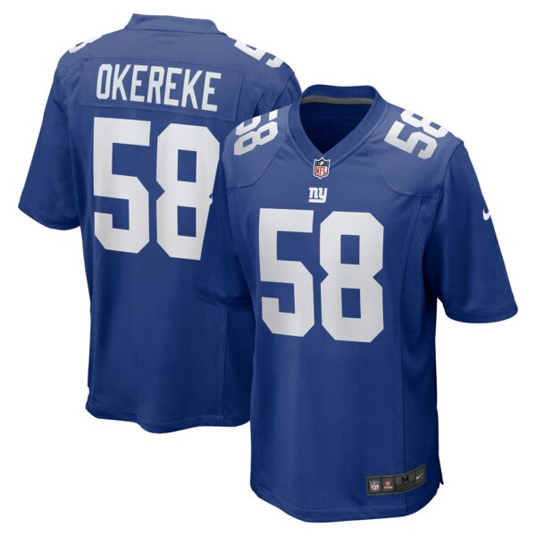 Men’s New York Giants Bobby Okereke Nike Royal Game Player Jersey