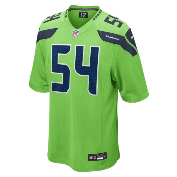 Men’s Seattle Seahawks Bobby Wagner Nike Neon Green Game Jersey