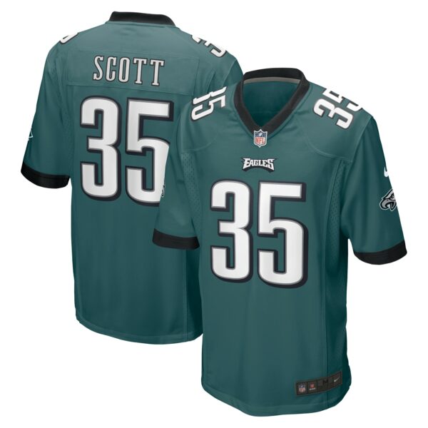 Men’s Philadelphia Eagles Boston Scott Nike Midnight Green Game Jersey