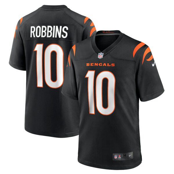 Men’s Cincinnati Bengals Brad Robbins Nike Black Team Game Jersey