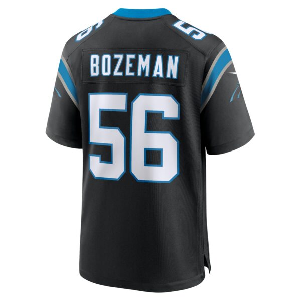 Men’s Carolina Panthers Bradley Bozeman Nike Black Team Game Jersey