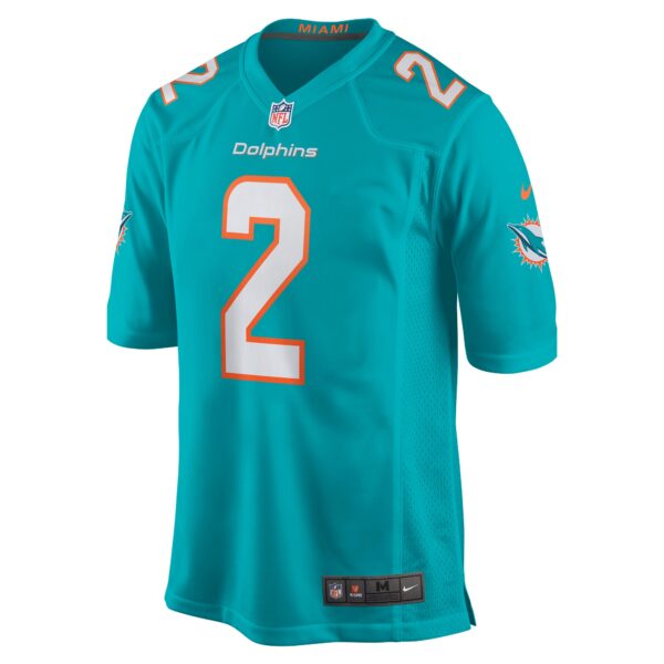 Men’s Miami Dolphins Bradley Chubb Nike Aqua Game Player Jersey