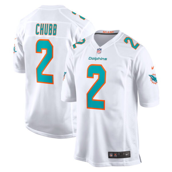 Men’s Miami Dolphins Bradley Chubb Nike White Game Player Jersey