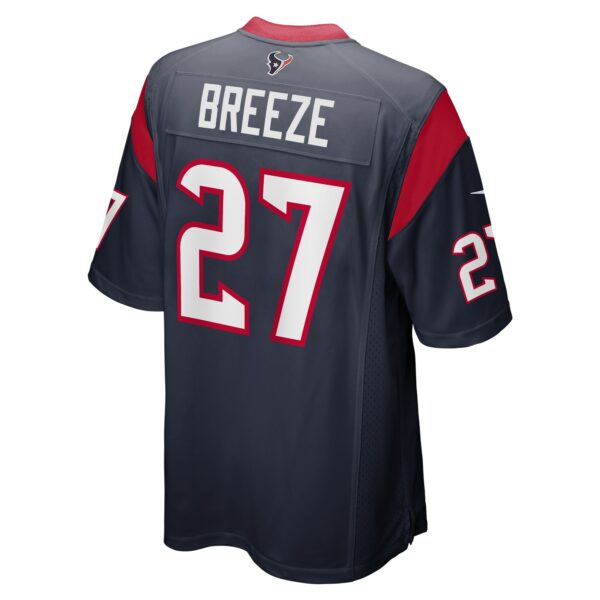 Men’s Houston Texans Brady Breeze Nike Navy Team Game Jersey