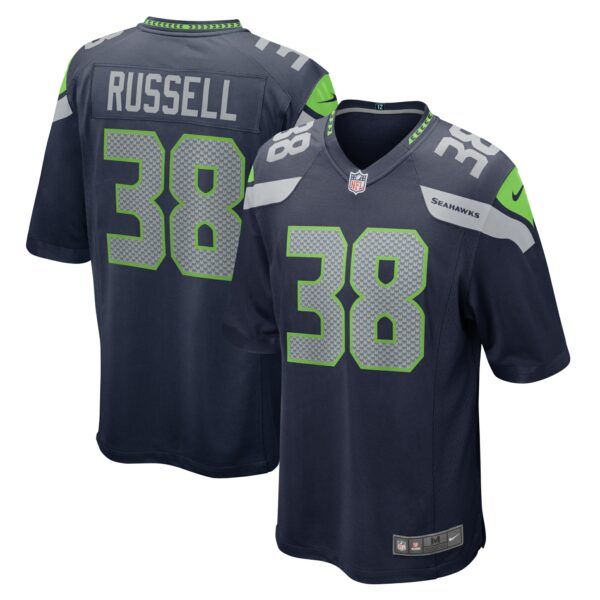 Men’s Seattle Seahawks Brady Russell Nike College Navy Game Jersey