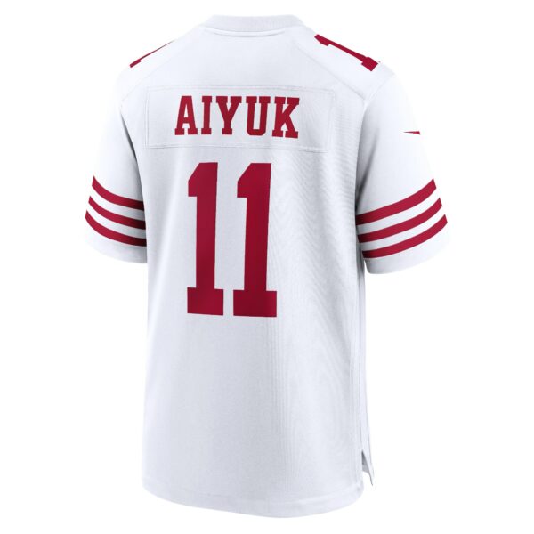 Men’s San Francisco 49ers Brandon Aiyuk Nike White Player Game Jersey