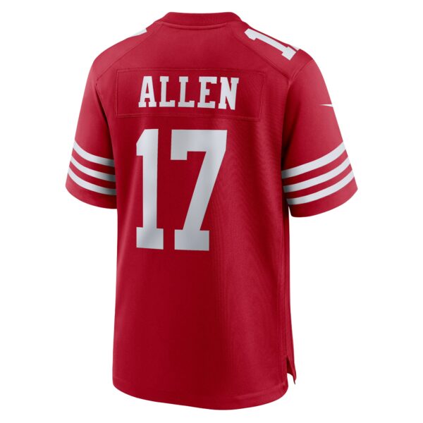 Men’s San Francisco 49ers Brandon Allen Nike Scarlet Game Jersey