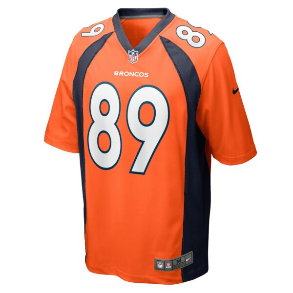 Men’s Denver Broncos Brandon Johnson Nike Orange Game Player Jersey