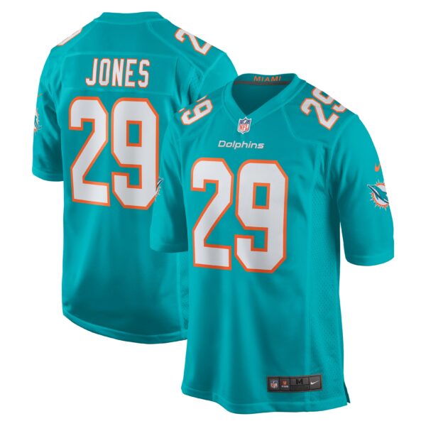 Men’s Miami Dolphins Brandon Jones Nike Aqua Team Game Jersey