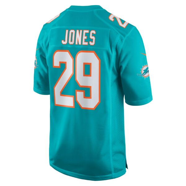 Men’s Miami Dolphins Brandon Jones Nike Aqua Team Game Jersey