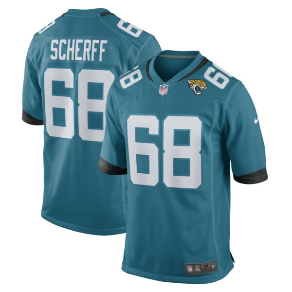 Men’s Jacksonville Jaguars Brandon Scherff Nike Teal Game Player Jersey