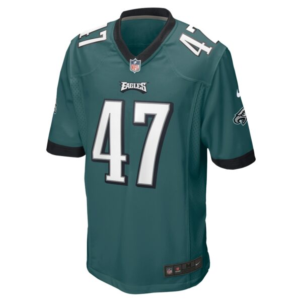 Men’s Philadelphia Eagles Brandon Smith Nike Midnight Green Game Jersey