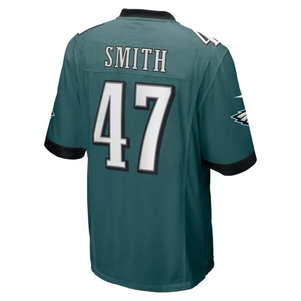 Men’s Philadelphia Eagles Brandon Smith Nike Midnight Green Game Jersey