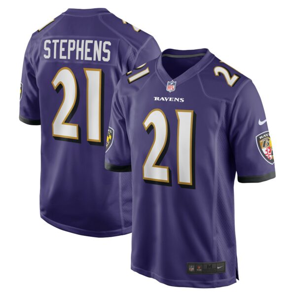 Men’s Baltimore Ravens Brandon Stephens Nike Purple Game Jersey