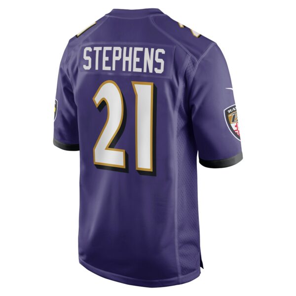 Men’s Baltimore Ravens Brandon Stephens Nike Purple Game Jersey