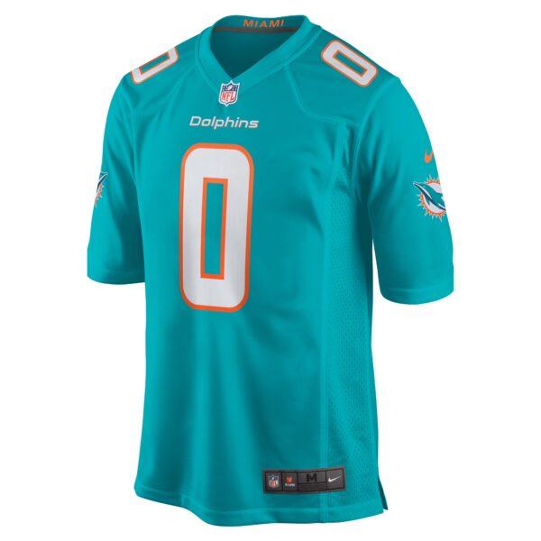 Men’s Miami Dolphins Braxton Berrios Nike Aqua Game Jersey