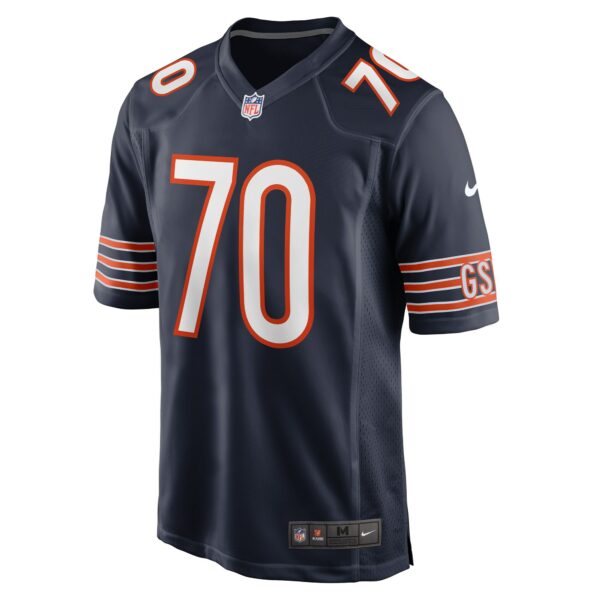 Men’s Chicago Bears Braxton Jones Nike Navy Game Player Jersey