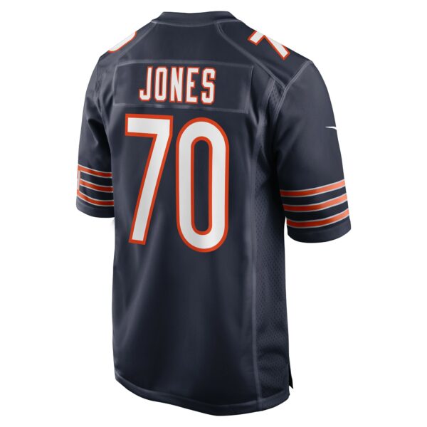 Men’s Chicago Bears Braxton Jones Nike Navy Game Player Jersey