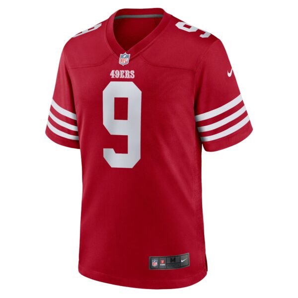 Men’s San Francisco 49ers Brayden Willis Nike Scarlet Team Game Jersey