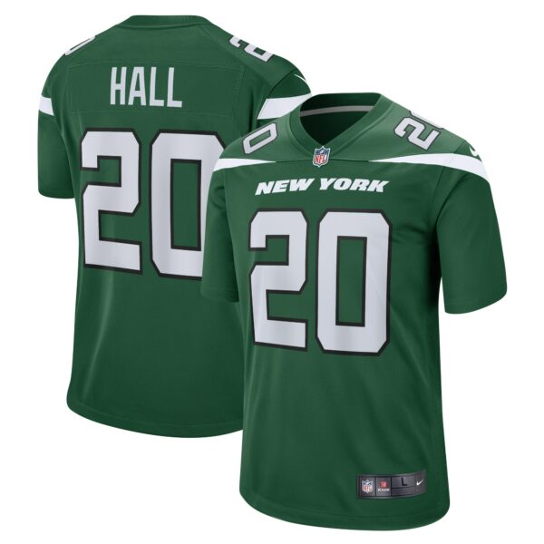 Men’s New York Jets Breece Hall Nike Green Player Game Jersey