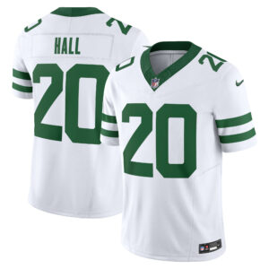 Men's New York Jets Breece Hall Nike White Vapor F.U.S.E. Limited Jersey