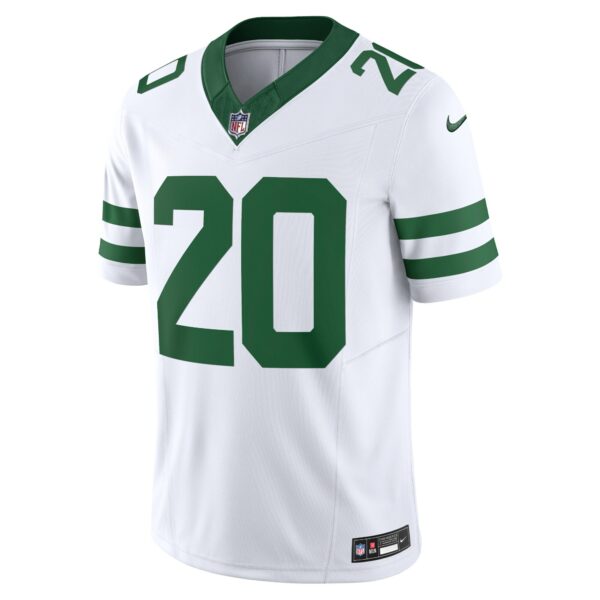 Men’s New York Jets Breece Hall Nike White Vapor F.U.S.E. Limited Jersey