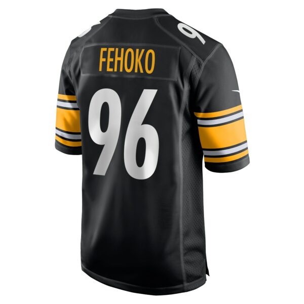 Men’s Pittsburgh Steelers Breiden Fehoko Nike Black Game Jersey