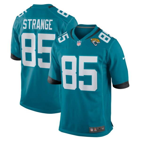 Men’s Jacksonville Jaguars Brenton Strange Nike Teal Team Game Jersey