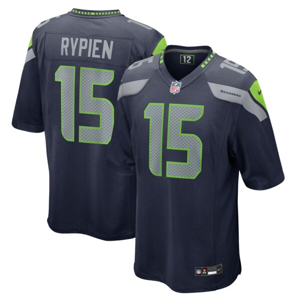 Men’s Seattle Seahawks Brett Rypien Nike College Navy Team Game Jersey