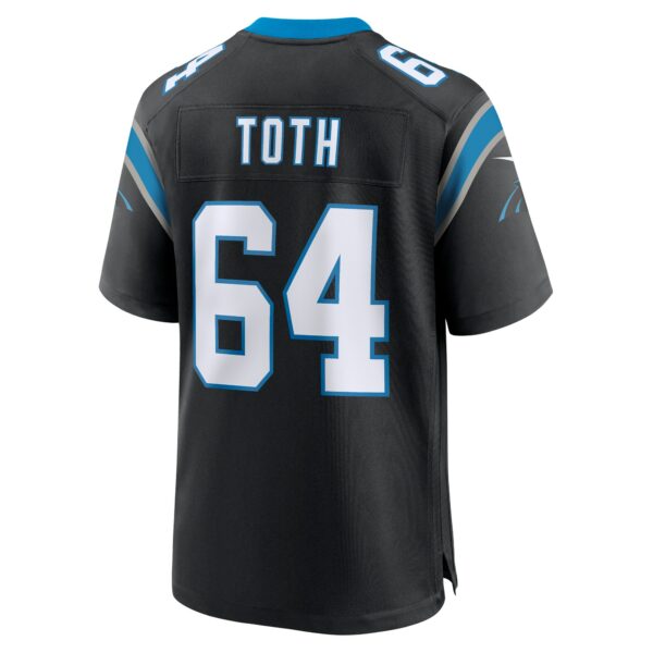 Men’s Carolina Panthers Brett Toth Nike Black Game Jersey