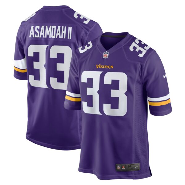 Men’s Minnesota Vikings Brian Asamoah Nike Purple Player Game Jersey