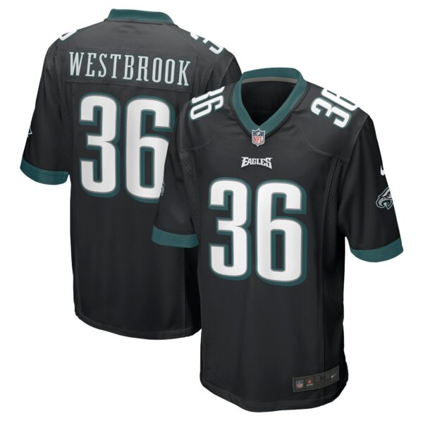 Men’s Philadelphia Eagles Brian Westbrook Nike Black Retired Player Alternate Game Jersey