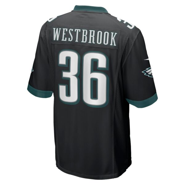 Men’s Philadelphia Eagles Brian Westbrook Nike Black Retired Player Alternate Game Jersey