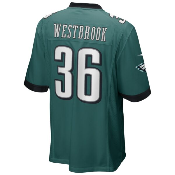 Men’s Philadelphia Eagles Brian Westbrook Nike Midnight Green Game Retired Player Jersey