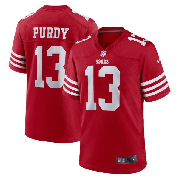 Men’s San Francisco 49ers Brock Purdy Nike Scarlet Game Player Jersey