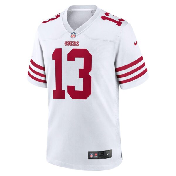 Men’s San Francisco 49ers Brock Purdy Nike White Game Player Jersey