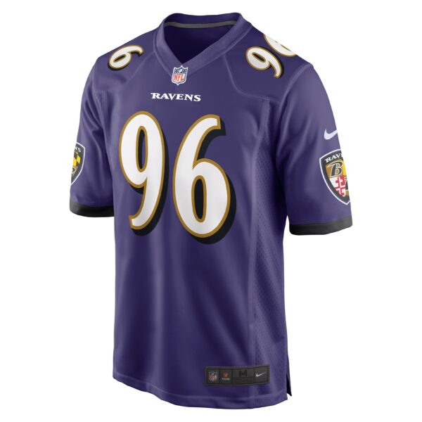 Men’s Baltimore Ravens Broderick Washington Nike Purple Game Player Jersey