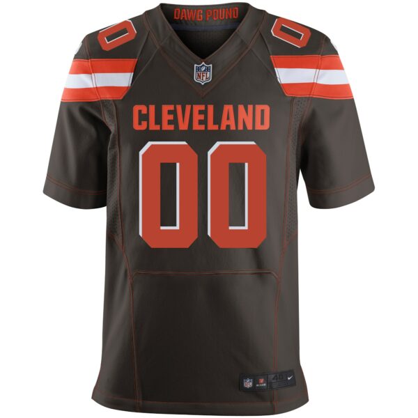 Men’s Cleveland Browns Nike Brown Elite Custom Jersey