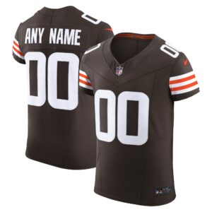 Men's Cleveland Browns Nike Brown Vapor F.U.S.E. Elite Custom Jersey