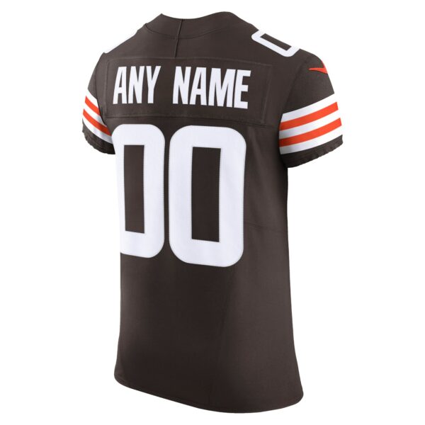 Men’s Cleveland Browns Nike Brown Vapor F.U.S.E. Elite Custom Jersey