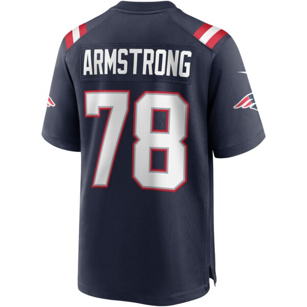 Men’s New England Patriots Bruce Armstrong Nike Navy Game Retired Player Jersey