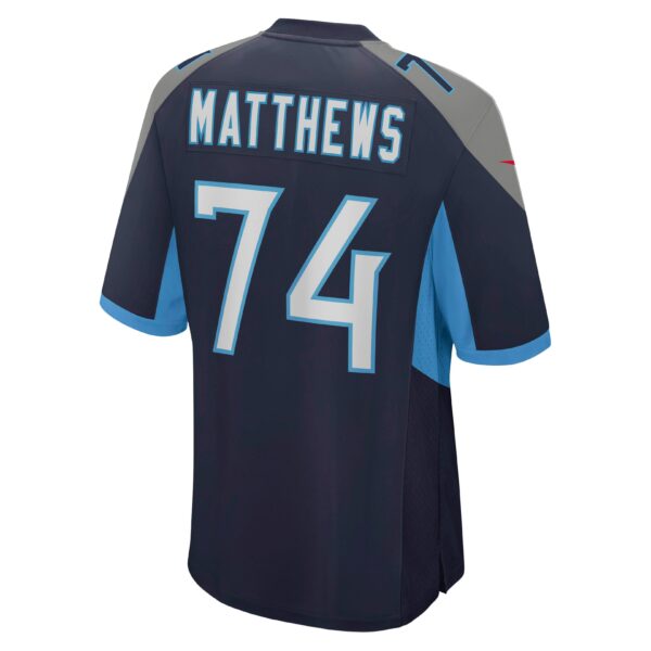 Men’s Tennessee Titans Bruce Matthews Nike Navy Retired Player Jersey