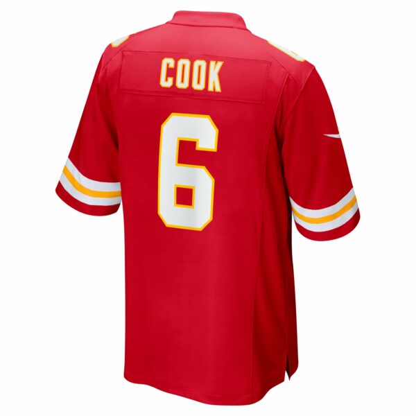 Men’s Kansas City Chiefs Bryan Cook Nike Red Game Player Jersey