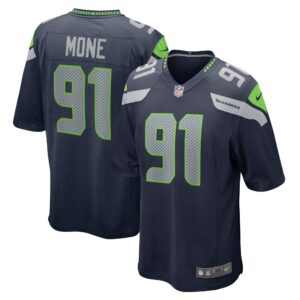 Men's Seattle Seahawks Bryan Mone Nike College Navy Game Jersey