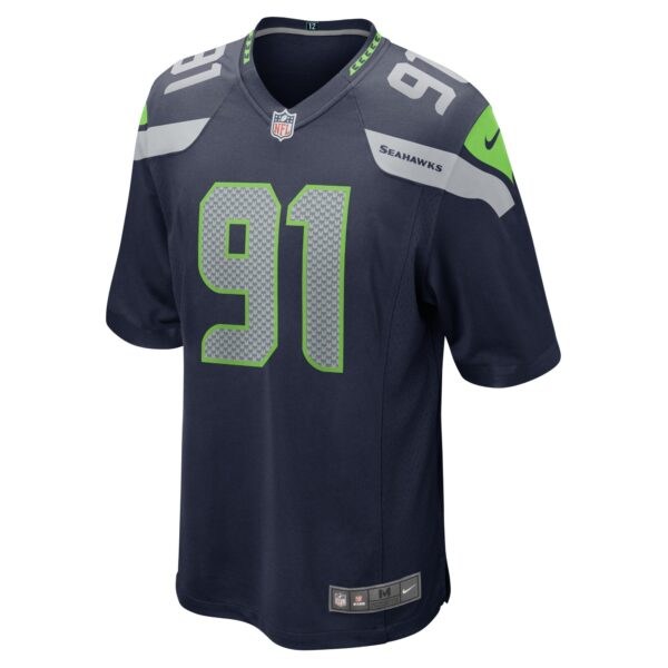 Men’s Seattle Seahawks Bryan Mone Nike College Navy Game Jersey