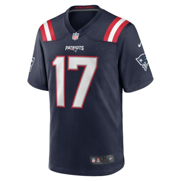 Men’s New England Patriots Bryce Baringer Nike Navy Team Game Jersey