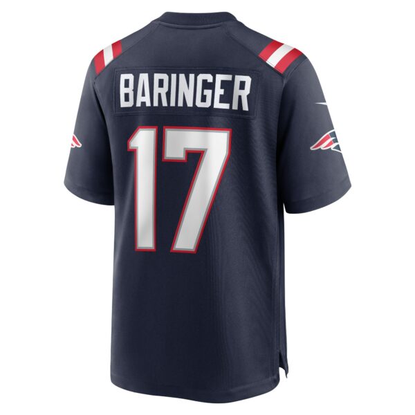 Men’s New England Patriots Bryce Baringer Nike Navy Team Game Jersey