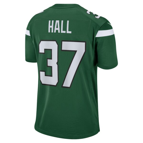 Men’s New York Jets Bryce Hall Nike Gotham Green Game Jersey