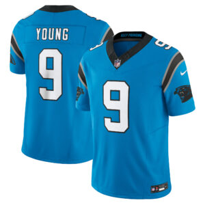 Men's Carolina Panthers Bryce Young Nike Blue Vapor F.U.S.E. Limited Jersey